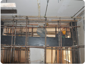 9.横墙拆除增设钢梁 9.横墙拆除增设钢梁